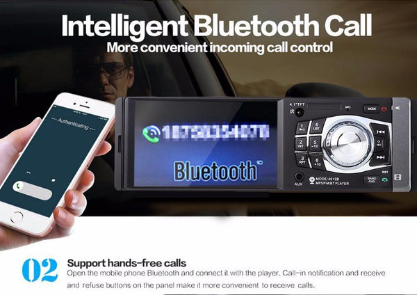 Planet Gates With camera 1Din Car Radio 4.1Inch Bluetooth 1 Din Auto Audio Stereo Player FM Autoradio Support File Navigation Rear Camera Function