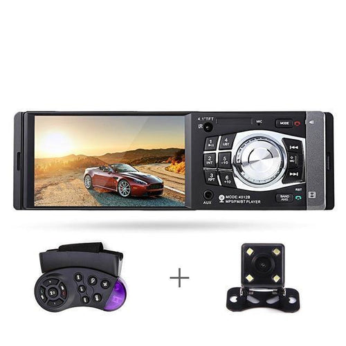 Planet Gates With camera 1Din Car Radio 4.1Inch Bluetooth 1 Din Auto Audio Stereo Player FM Autoradio Support File Navigation Rear Camera Function