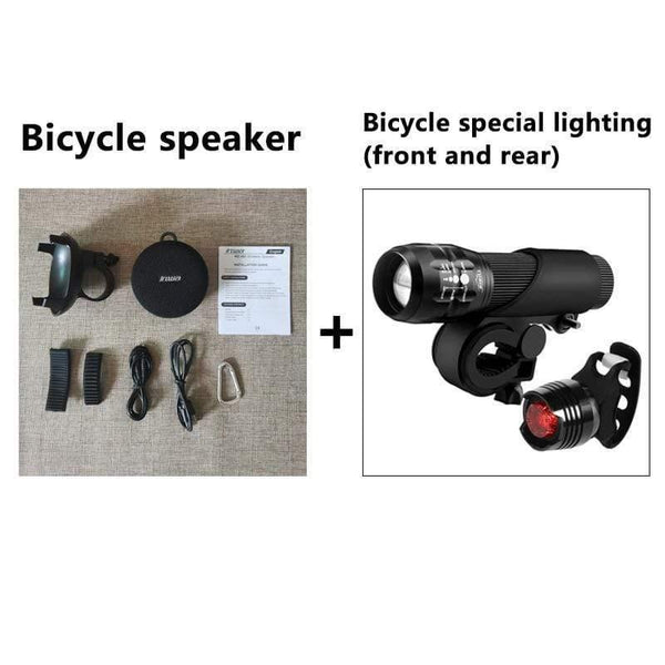 Planet Gates With lights Portable Bikes Bluetooth Speaker Bicycle Column Waterproof Shower Speaker Acoustics Sound Boombox Soundbar Woofer Hands Free