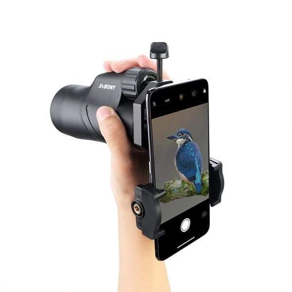 Planet Gates with phone adapter / China 12x50 Monocular BaK4 Prism Full Multi-coated Monoculars IPX7 Waterproof Telescopes Camping Hiking Hunting Spyglass F9338D