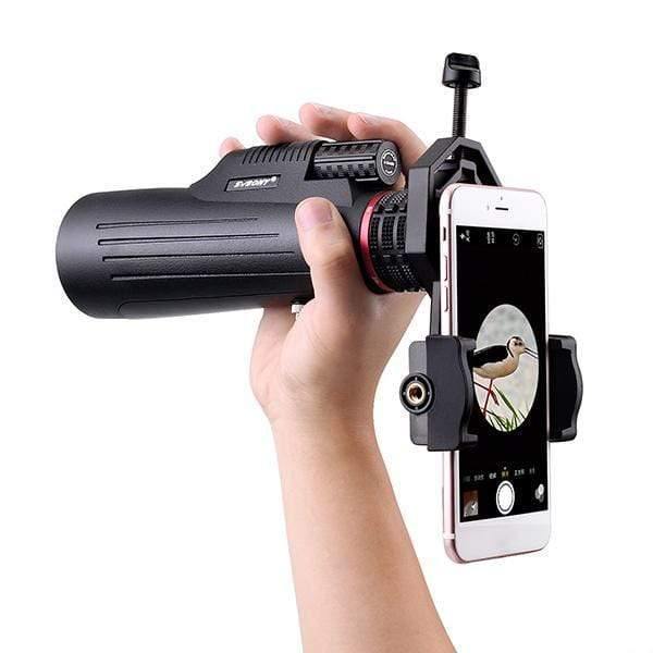 Planet Gates with phone adapter / China 8-24x50 Zoom Monocular High Magnification FMC Glass Lens HD Telescope Binoculars for Hunting Hiking Camping F9325A