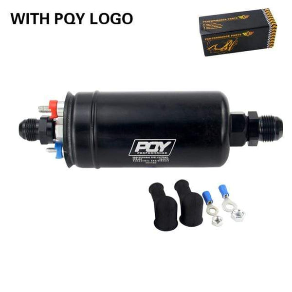 Planet Gates WITH PQY LOGO / Russian Federation EFI 380LH 1000HP Top Quality External Fuel Pump E85 Compatible 044 Style New With PQY Box JR-FPB003-QY