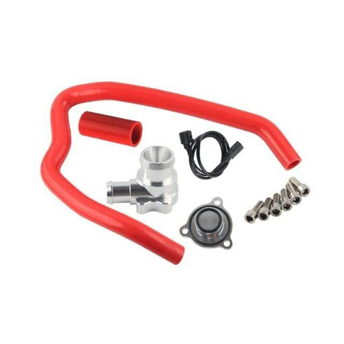Planet Gates with red hose Turbo dump blow off diverter valve suit conversion for audi S3 vw Golf R 2.0 TFSI transversal ETI VAG group engines 1138
