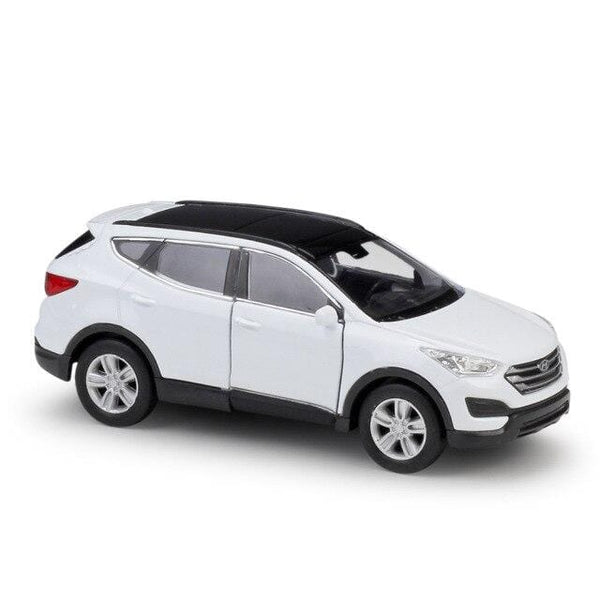 Planet Gates with retail box 2 Diecast 1:36 Scale Hyundai Santa Fe Simulator Toy Vehicle Model Car Pull Back Alloy Metal Toy Car For Kids Gifts Collection