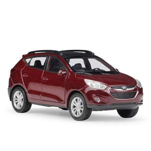 Planet Gates with retail box 2 Diecast 1:36 Scale Model Car Hyundai Tucson IX35 SUV Pull Back Toy Vehicle Alloy Toy Metal Toy Car For Kid Gift Collection