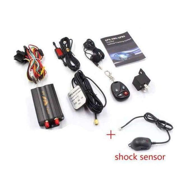 Planet Gates with shock sensor GPS103B GSM/GPRS/GPS Auto Vehicle TK103B Car GPS Tracker Tracking Device with Remote Control Anti-theft Car Alarm System