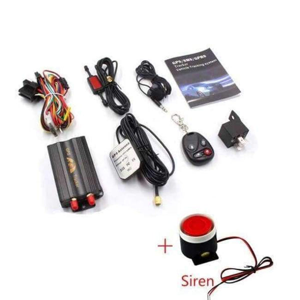 Planet Gates with siren GPS103B GSM/GPRS/GPS Auto Vehicle TK103B Car GPS Tracker Tracking Device with Remote Control Anti-theft Car Alarm System