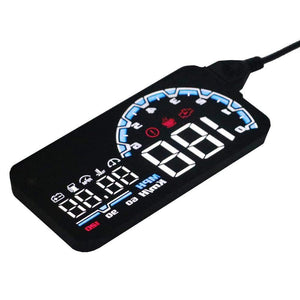 Planet Gates With Switch Cable / China Bright Car HUD Head up display OBD II EUOBD Computer Speedometer hud film Car electronics Overspeed Voltage Alarm