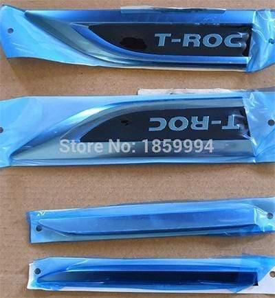 Planet Gates with troc logo 2018 2019 VW T-ROC TROC original door Side Wing Fender Emblem Badge sticker Trim