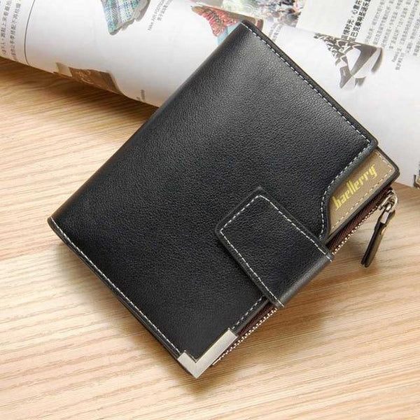 Planet Gates With Zipper blue Men Wallet coin pocket zipper portfolio Handy luxury Short purse 3 Fold Male Purses Cards wallets