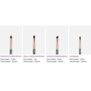 Planet Gates without bag Makeup Brushes 12PCS Set Bamboo Make Up Brush Soft Synthetic Collection Kit with Powder Contour Eyeshadow Eyebrow Brushes