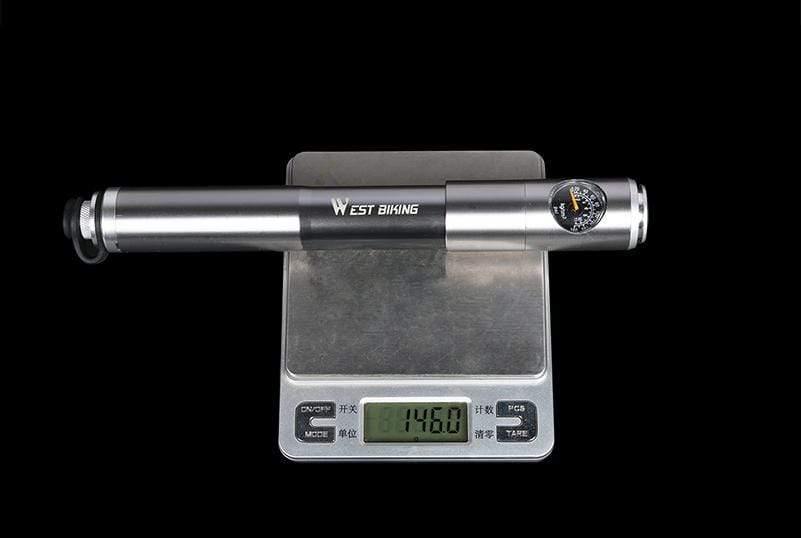 Planet Gates Without barometer / China Cycling Pump Hose Gauge Bicycle Adapter Alloy Portable Tire Inflator Air Needle Schrader Presta Valve Hand Bike Pump
