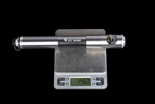 Planet Gates Without barometer / China Cycling Pump Hose Gauge Bicycle Adapter Alloy Portable Tire Inflator Air Needle Schrader Presta Valve Hand Bike Pump