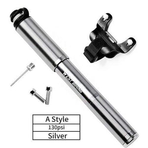 Planet Gates Without barometer / China Cycling Pump Hose Gauge Bicycle Adapter Alloy Portable Tire Inflator Air Needle Schrader Presta Valve Hand Bike Pump