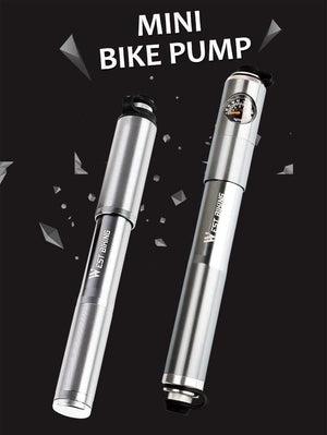Planet Gates Without barometer / China Cycling Pump Hose Gauge Bicycle Adapter Alloy Portable Tire Inflator Air Needle Schrader Presta Valve Hand Bike Pump