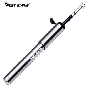Planet Gates Without barometer / China Cycling Pump Hose Gauge Bicycle Adapter Alloy Portable Tire Inflator Air Needle Schrader Presta Valve Hand Bike Pump
