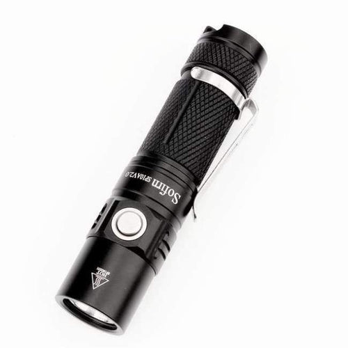 Planet Gates without battery / Black Sofirn New SP10 V2.0 EDC Flashlight AA Tactical LED Flashlight 14500 Cree XPG2 550lm Mini Portable Flash Light Torch Lamp