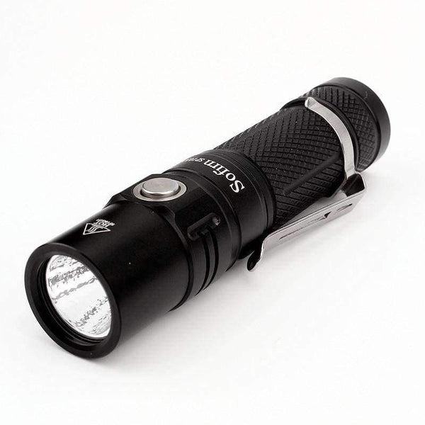 Planet Gates without battery / Black Sofirn New SP10 V2.0 EDC Flashlight AA Tactical LED Flashlight 14500 Cree XPG2 550lm Mini Portable Flash Light Torch Lamp