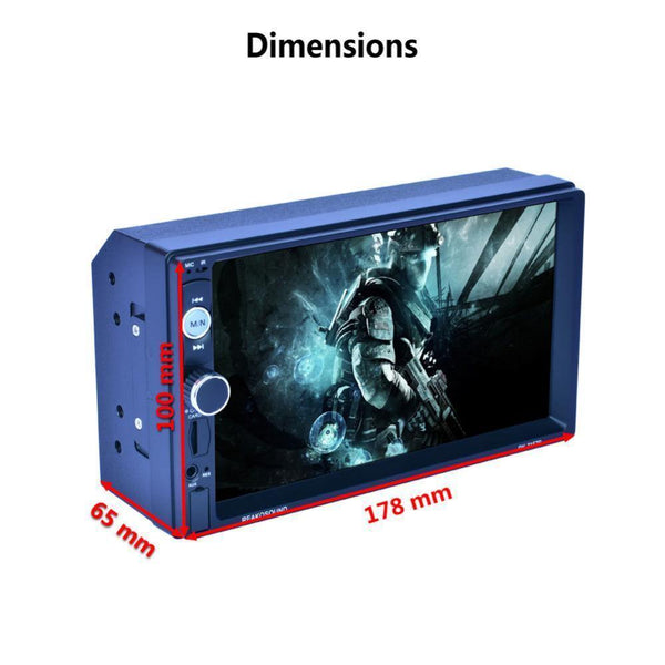 Planet Gates without camera 7inch  2DIN Car Bluetooth MP5 Player Rear View Camera FM / AM / RDS / BT Steering Wheel Control Car Radio Media Player