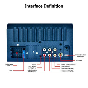 Planet Gates without camera 7inch  2DIN Car Bluetooth MP5 Player Rear View Camera FM / AM / RDS / BT Steering Wheel Control Car Radio Media Player