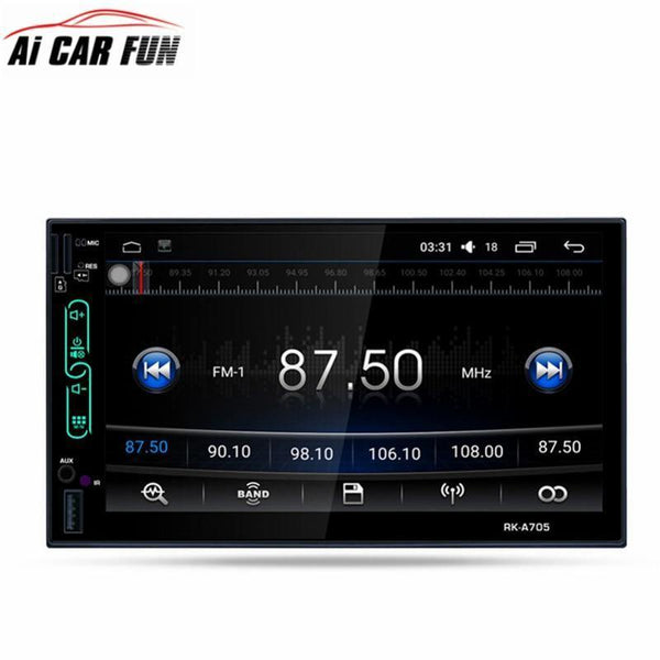 Planet Gates without camera FHD Capacitive Touch Screen Car Radio Media DVD Player Built-in Wifi GPS Navigation Android 6.0 System Mobile Phone