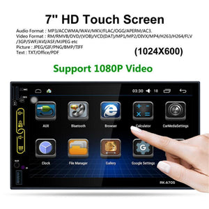 Planet Gates without camera FHD Capacitive Touch Screen Car Radio Media DVD Player Built-in Wifi GPS Navigation Android 6.0 System Mobile Phone