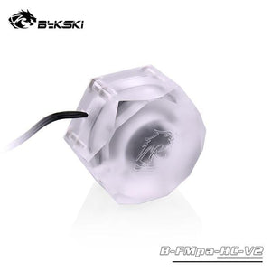 Planet Gates without light -1 Acrylic Flow Meter 6-Way G1/4 Thread 5V GND Light to AURA Coolant Filter Computer Cooler Fittings 6-Way Holes Filter