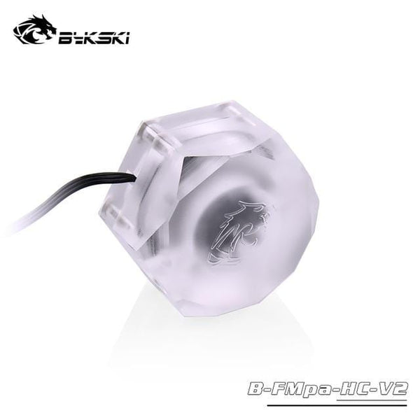 Planet Gates without light -1 Acrylic Flow Meter 6-Way G1/4 Thread 5V GND Light to AURA Coolant Filter Computer Cooler Fittings 6-Way Holes Filter