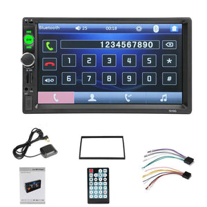 Planet Gates Without Rear Camera 2 din 7'' HD Car Radio GPS Navigation Player Camera Bluetooth AUX MP5 Stereo FM Audio USB Auto Electronic 2din Autoradio