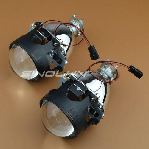 Planet Gates without shrouds Car Styling LHD RHD Retrofit WST Mini HID H1 2.5 inch Bi-xenon Projector Lens Headlight lenses fits H4 H7,Use H1 Bulb