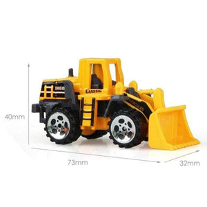 Planet Gates WJ23-Bulldozer Alloy Engineering Car Model Tractor Toy Vehicles Farmer Vehicle Belt Boy Toy Car Model Gift for Children  Kids Toys Model Car