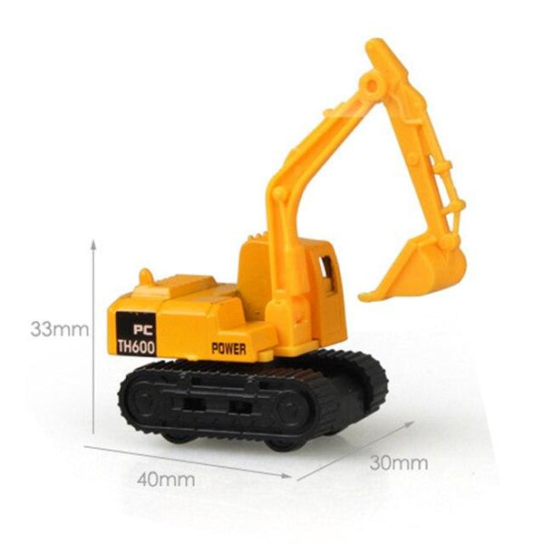 Planet Gates WJ23-Excavator Alloy Engineering Car Model Tractor Toy Vehicles Farmer Vehicle Belt Boy Toy Car Model Gift for Children  Kids Toys Model Car