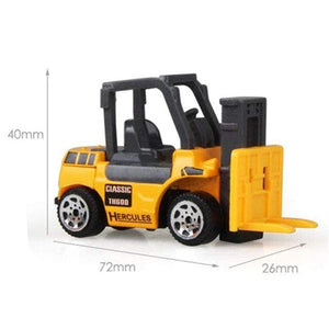 Planet Gates WJ23-Forklift 1PCS Alloy Engineering Car Model Tractor Toy Vehicles Farmer Vehicle belt Boy Toy Car Model Gift For Children  kids toys boys