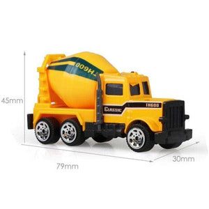 Planet Gates WJ23-Mixer truck 1PCS Alloy Engineering Car Model Tractor Toy Vehicles Farmer Vehicle belt Boy Toy Car Model Gift For Children  kids toys boys