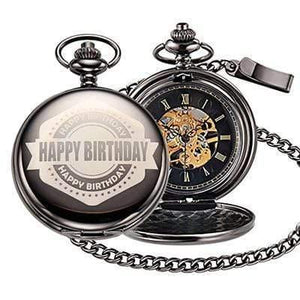 Planet Gates WK190 / China Pocket Watch Mechanical Pocket Watches Flip Clock Necklace Retro Skeleton Vintage Pocket Fob Watch Chain Dropshipping