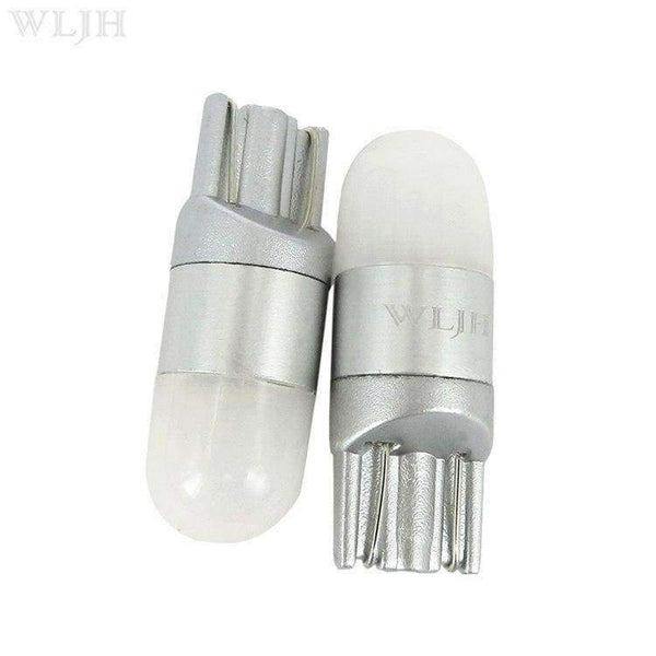 Planet Gates WLJH 2x 12v 24v Car Led Light W5W T10 Led Bulb 3030 SMD Auto DRL Lights Interior Dome Reading Parking Bulb Clearance Lamp White