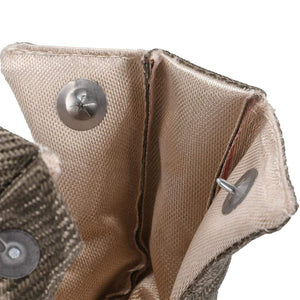 Planet Gates WLR - 100% Full Titanium T3 Turbo Blanket Turbo Heat Shield Fit : T2 T25 T28 GT28 GT30 GT35 And Most T3 Turbo WLR1303-2T/TBF03