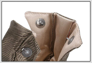 Planet Gates WLR - 100% Full Titanium T3 Turbo Blanket Turbo Heat Shield Fit : T2 T25 T28 GT28 GT30 GT35 And Most T3 Turbo WLR1303-2T/TBF03