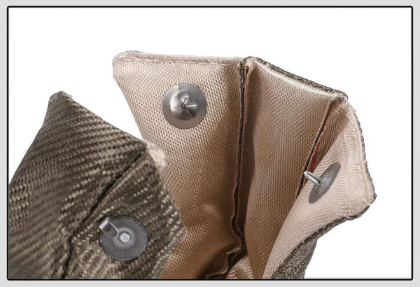 Planet Gates WLR - 100% Full Titanium T3 Turbo Blanket Turbo Heat Shield Fit : T2 T25 T28 GT28 GT30 GT35 And Most T3 Turbo WLR1303-2T/TBF03