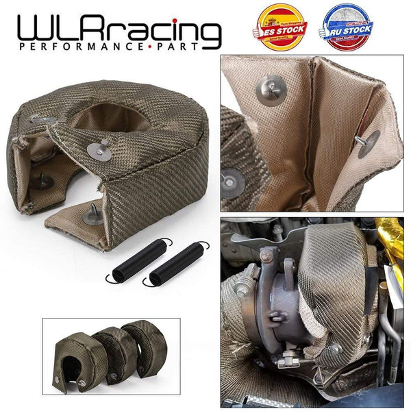 Planet Gates WLR - 100% Full Titanium T3 Turbo Blanket Turbo Heat Shield Fit : T2 T25 T28 GT28 GT30 GT35 And Most T3 Turbo WLR1303-2T/TBF03
