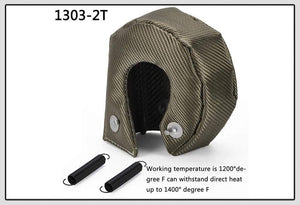 Planet Gates WLR - 100% Full Titanium T3 Turbo Blanket Turbo Heat Shield Fit : T2 T25 T28 GT28 GT30 GT35 And Most T3 Turbo WLR1303-2T/TBF03