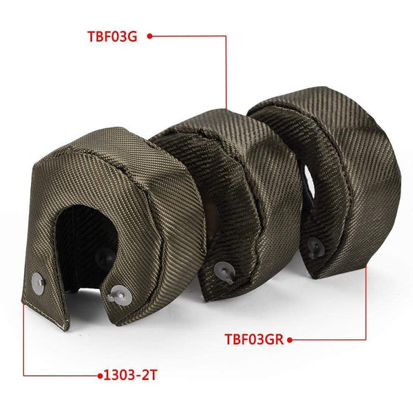 Planet Gates WLR - 100% Full Titanium T3 Turbo Blanket Turbo Heat Shield Fit : T2 T25 T28 GT28 GT30 GT35 And Most T3 Turbo WLR1303-2T/TBF03
