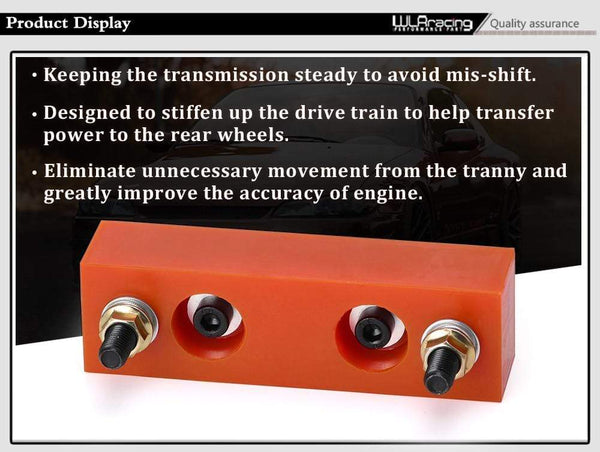 Planet Gates WLR - Polyurethane Engine Transmission Mount For 88-03 Nissan Silvia S13 S14 S15 180SX 200SX 240SX KA24 SR20 WLR-TMN11