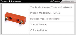 Planet Gates WLR - Polyurethane Engine Transmission Mount For 88-03 Nissan Silvia S13 S14 S15 180SX 200SX 240SX KA24 SR20 WLR-TMN11