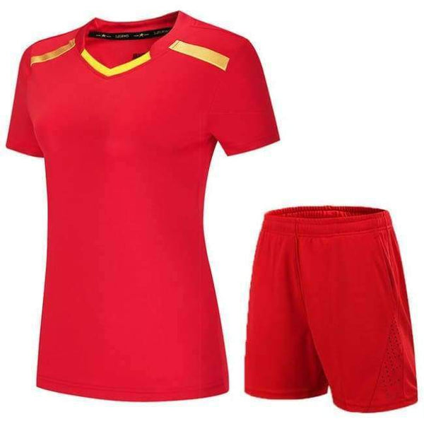 Planet Gates Woman 1 set 5 / M Tennis suit,Tennis set, table tennis clothes, badminton wear sets ,Qucik dry Badminton sports clothes Women/Men,3886