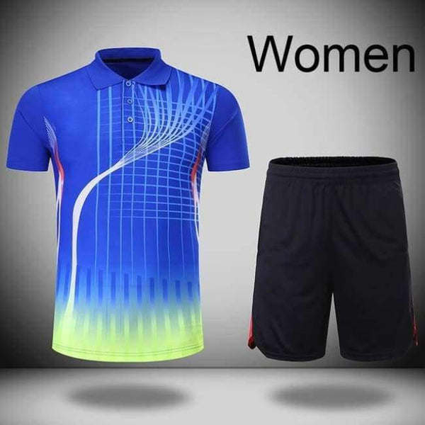Planet Gates Woman 1 set / M Print table tennis clothes Women/Men , Badminton sets , table tennis sets , badminton shirt + shorts  210