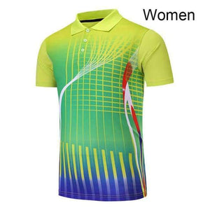 Planet Gates Woman 1 shirt / M Quick dry Name Badminton shirt Men/Women , Tennis t-shirts , sports table tennis shirt , pingpong t-shirt 210AB