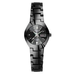 Planet Gates Woman black black Watch Waterproof Tungsten Steel  Men Women Couples Lovers Watches Set Wristwatches Relogio Feminino