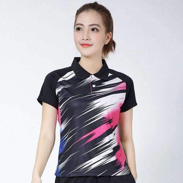Planet Gates Woman one shirt / M Print Badminton wear shirt Women / Men , sports badminton t shirt ,Table Tennis shirt , Tennis shirt  2005