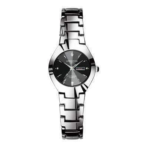 Planet Gates Woman silver black Watch Waterproof Tungsten Steel  Men Women Couples Lovers Watches Set Wristwatches Relogio Feminino